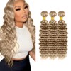 50g 1LX #22 Deep Wave Hair Extensions 24 26 28