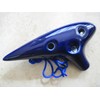 12 Holes Utopia Dark Blue Ocarina Ceramic Soprano G Key