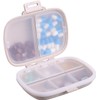 Title: Bestbling Bling Sparkling Portable 8-Compartment Waterproof Pill Organizer Box