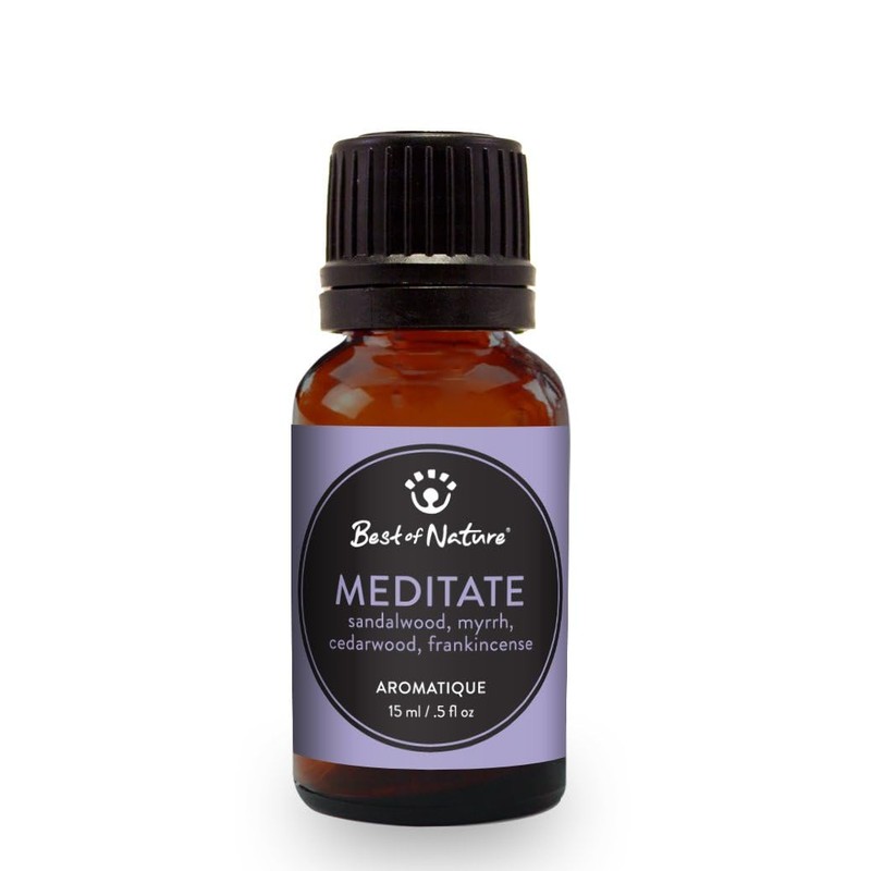 Best of Nature Meditate Essential Oil Blend – Sandalwood, Myrrh,