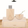 Oval Maple Wooden Shell USB 3.0 Flash Memory Drive Storage