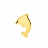 Mondepetit - Yellow Gold 9K Dolphin Nose Piercing Shine
