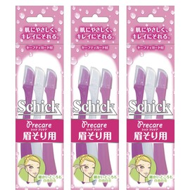 Schick Schick L This Point Disposable Razors (3 Pieces) X 3 Pcs Brow