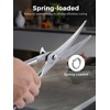 SimCoker Full Steel Poultry Shears Heavy Duty, Professional Bone Cutting