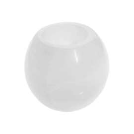 NKlaus Selenite Tea Light Holder Round Diameter 6.5 cm - Decorative Light Dispenser for Meditation, Energy Work & Spiritual Rituals, Soothing & Elegant, Esoteric Gift 16610