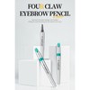 AOWVUTS Eyebrow Pencil, Microblading Eyebrow Pen with 4 Fork Tip