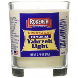 Rokeach Memorial Yahrzeit Tumbler, 1-count (Pack of 24)