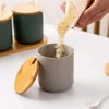 OnePine Set of 2 Ceramic Spice Jars Sugar Bowl Ceramic