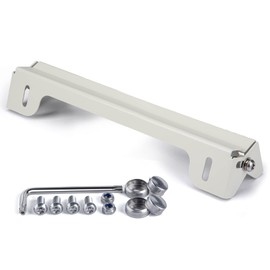 AX2V Number Stay, Anti-theft Screw Set, For Cars, Angle Adjustable, Height Adjustable, License Plate Stay, License Plate Stay, License Plate Base, Stainless Steel, 1 Piece (Oyster White)