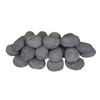 15 GAS FIRE REPLACEMENT PEBBLES 5 WHITE 5 GREY 5