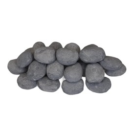 15 GAS FIRE REPLACEMENT PEBBLES 5 WHITE 5 GREY 5 BEIGE BY Coals 4 You