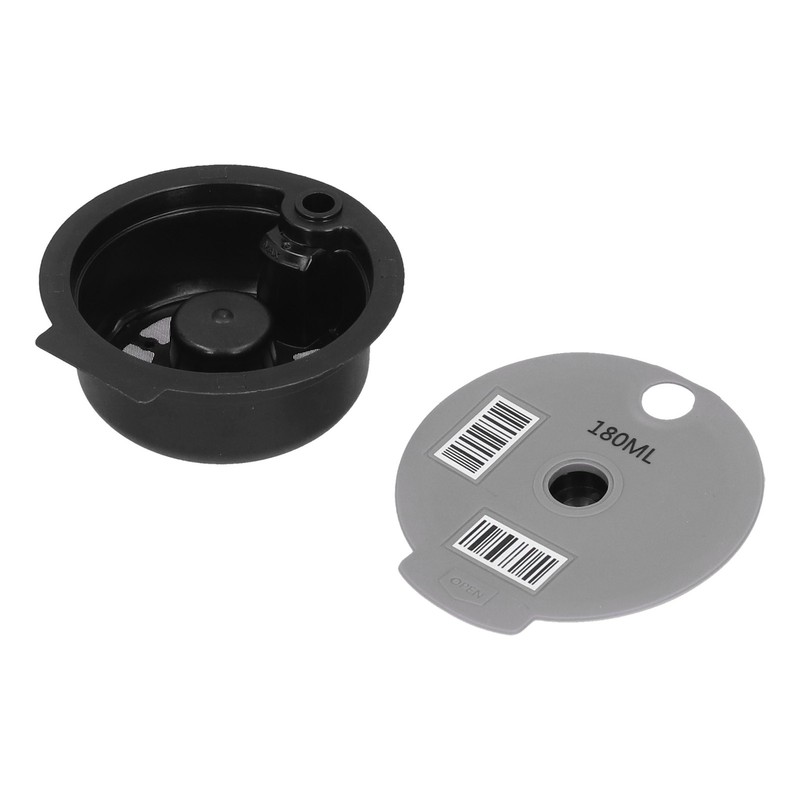 Reusable Coffee Capsule Cup Coffee Filter with Spoon Brush Home