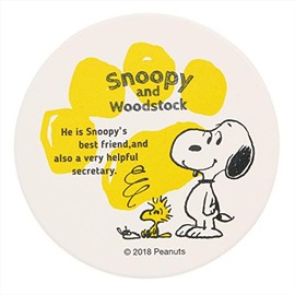 Peanuts 493507 Snoopy & Woodstock Absorbent Coaster