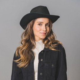 Western Hat western hat wool felt hat (L/58-59 - black)