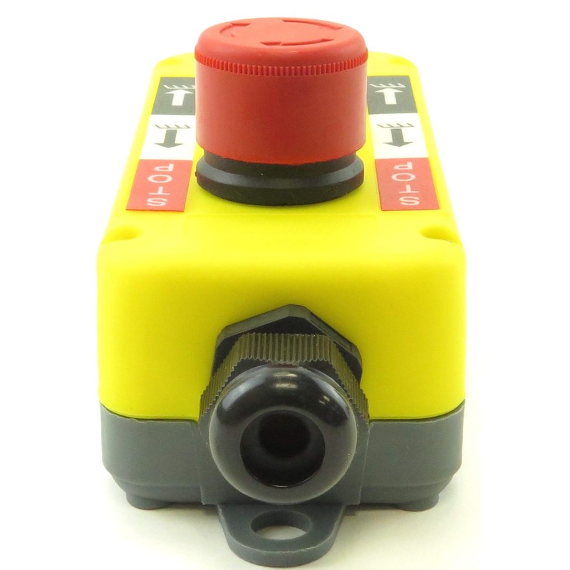 YuCo YC-3B-SUD Hoist Crane Pendant Control Station Switch 3-Button (Stop-Up-Down)