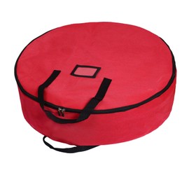 Generic Christmas Wreath Storage Bag Garland Bag Xmas Wreath Storage for Christmas Ornaments Storage Holder