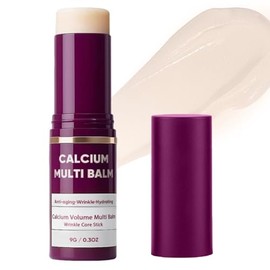 Cemenrete Calcium Multi Balm, Anti-Aging Collagen Moisturizing Stick, 1PC  Bálsamo Multi Volumen de Calcio para Ojos, Cuello y Rostro - Hidratante... 