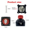 Vcanuplms Battery Switch Master Cut Off, 12V-48V Waterproof Heavy Duty