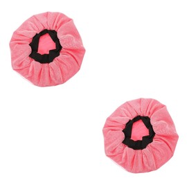 FOMIYES 2pcs Silk Hair Bonnet Comfortable Satin Beanie Hat Household Hair Bonnet for Family Friends