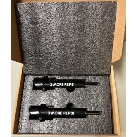 3 MORE REPS! Original Weight Stack Drop Set and Super Set Pins - Twin pack Do 3 MORE REPS!!