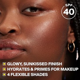 Supergoop! Glowscreen Fps 40, Sunset(Bronce Intenso)- 50 Ml - Prebase Iluminadora + Protector Solar Con Color De Amplio Espectro - Ayuda A Filtrar La 