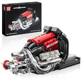 Mould King Formula One Engine Building Blocks, Motor Model Building Toys, Car Combustion Engine Sets, 10188 Creative STEM Kit for Adults 14+ (980PCS)