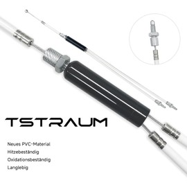 TSTRAUM BMX Bicycle Gyro Brake Cable Front + Rear (Top + Bottom) Spinner Rotor Cable Rotor Set Kit (Purple)