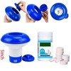 Floating Mini Chemical Dispenser Adjustable Plastic 600 Mah Floating Chlorine