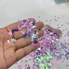 PrettyG 10 Grams/Pack - Pearl Iridescent Mixes Dinosaur Shape Glitter
