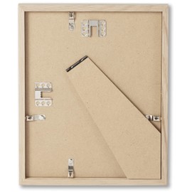 Opposite Wall - Set of 2-8.5 x 11 in - Natural Solid Oak Wood Picture Frames - Lightweight, Versatile & Shatterproof - Wall Hanging & Tabletop Photo Frame - Office, Gallery & Home Decor