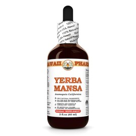 Yerba Mansa (Anemopsis Californica) Dry Root Tincture, Made in Hawaii, All Natural, Vegan, Pure Liquid Extract - 2 fl.oz