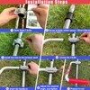 NeJesZoe Ergonomic Trimmer Grip Extension Handle with Bracket Clamp for