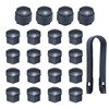 ciciment 20pcs Wheel Nut Caps Covers Include 4pcs locking bolts