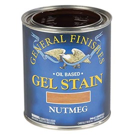 General Finishes Oil Base Gel Stain, 1 Quart, Nutmeg