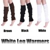Mystiqut 3Pairs Leg Warmers, Ribbed Knit Leg Warmer Sports Yoga