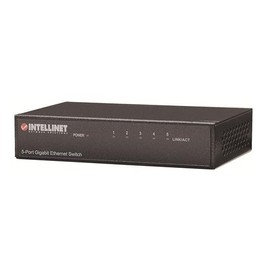 Gigabit 5 Port Switch, Desk, Metal