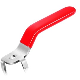 1pcs Lever Handle for Ball Valve Total Length 105mm,Hole Size 5x8mm,Hole Thickness 2mm,for Outdoor Faucet Replacement Repair Hose Bib,Red（5x8x2mm）