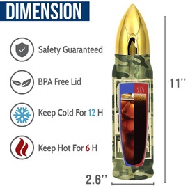 Limima Gifts For Old Men, Old Lives Matter 17Oz Bullet Tumbler, Gifts For Old Dad Grandpa from Daugher Son Wife Grandchildren, 50th 60th 70th 80th 90th Birthday Christmas Gifts For Men