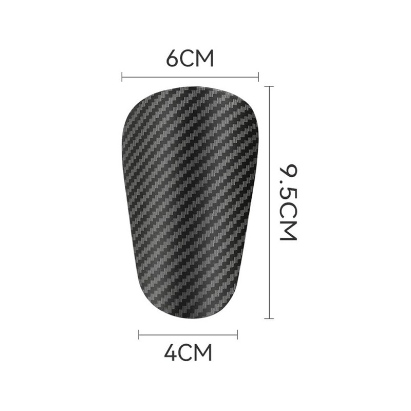 MEISO Mini Soccer Shin Pad Guards 2pcs, Stripe Mini Shin
