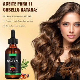 Aceite de Batana 60 ml, Elimina Las Puntas Divididas, Nutrición Capilar y Cuidado de la Piel, Restaurar la Luminosidad de la Piel, Sin Aditivos.