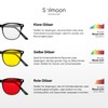 Solmoon Biohacking Brille - Blaulichtfilter Brille - Blaulichtfilter Brille Herren