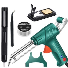 Internally Heated Industrial Laser Welding Tools, Handheld Laser Welder for Metal,Multi-Function Soldering Iron Soldering Gun Set,Electric Welding Tool for Industrial Home DIY (Green)