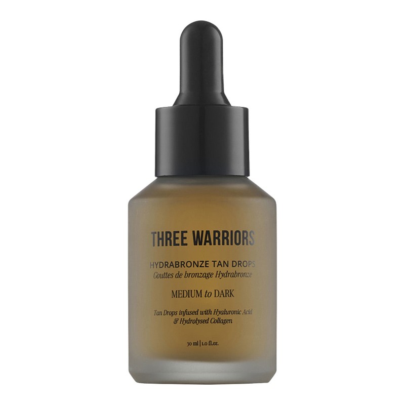 Three Warriors Hydrabronze Face Tan Drops, Light-Medium 30ml