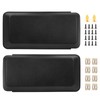 2Pcs F150 Front Bumper Guards Pads Cover Insert Cap Compatible