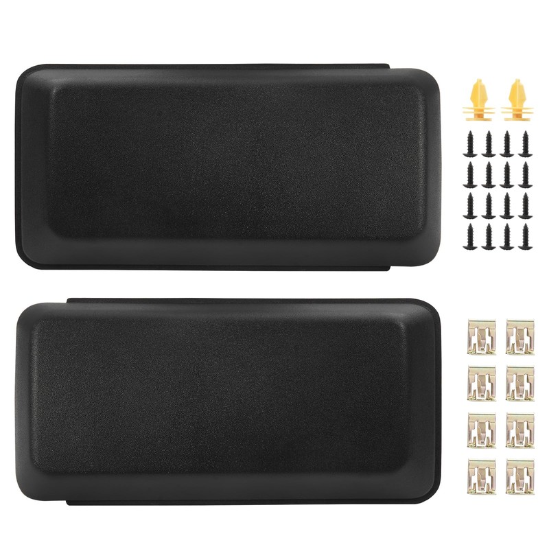 2Pcs F150 Front Bumper Guards Pads Cover Insert Cap Compatible