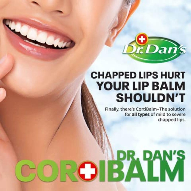 Dr. Dan's Cortibalm-5 Pack- for Dry Cracked Lips- Healing Lip