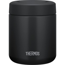 Thermos JBR-301 BK Vacuum Insulated Soup Jar, 10.1 fl oz (300 ml), Black, Standard Model, Hot & Cold Clean, Easy to Clean, Round Mouth Design