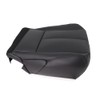 QPCRAP Driver Side Bottom Replacement Leather Seat Cover Perforated Black