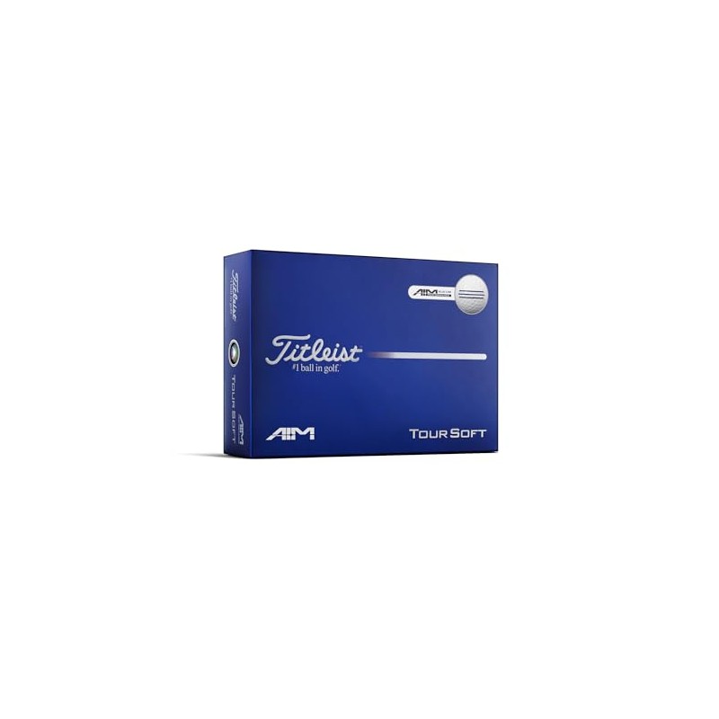TITLEIST Golf Ball 26 Tour Soft AIM, Blue DZ