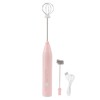 Mini Electric Stirrer Cordless Multifunction Electric Eggbeater with 2 Eggbeater